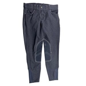 Ovation Riding Pants Womens 28R Black Stretch Equestrian Breeches Horseback